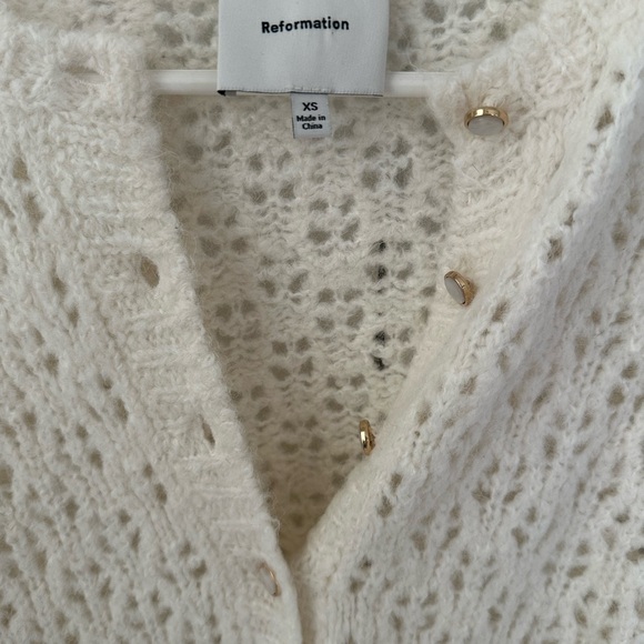 Reformation Clara Crew Cardigan - Picture 4 of 4